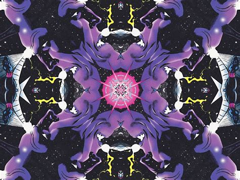 Trippy Kaleidoscopic Collages Made From Your Favorite Comic Book Heroes