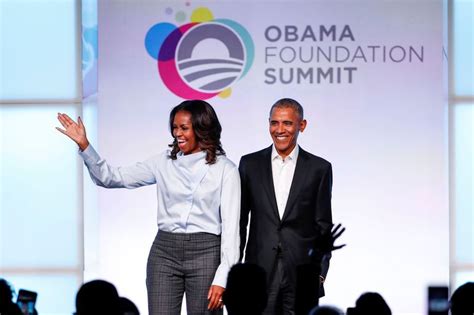 Michelle Et Barack Obama Sortent Le Grand Jeu Pour Leur Fondation