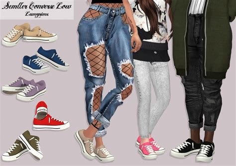 Semller Converse Low All At Lumy Sims Sims 4 Updates