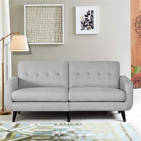Erommy Sofa Couch Loveseat Soft Fabric Modern Design Love Seat Two Or