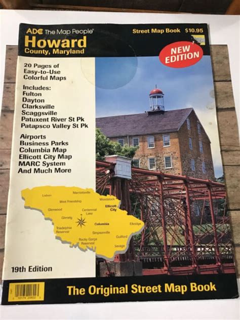Howard County Atlas Maryland By The Map People Staff Adc Trade