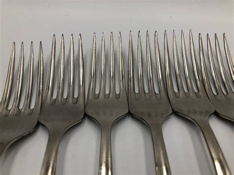 Vintage Set Of Forks 12 Pieces Etsy