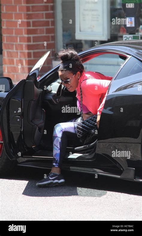 Angela Simmons Flaunts Her Pregnant Belly As She Heads To Her Gym