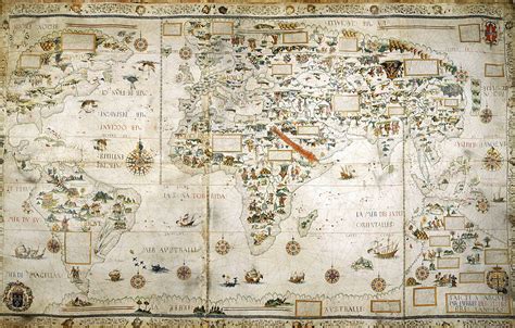 Geogarage Blog Renaissance Worldview Pierre Desceliers 16th Century Map
