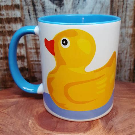 Blue Rubber Ducky Coffee Mug 11oz Etsy