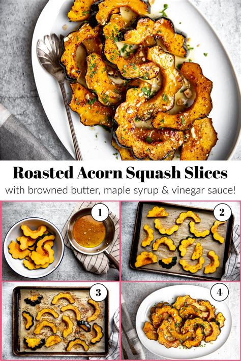 Roasted Acorn Squash Slices From Scratch Fast Recipes