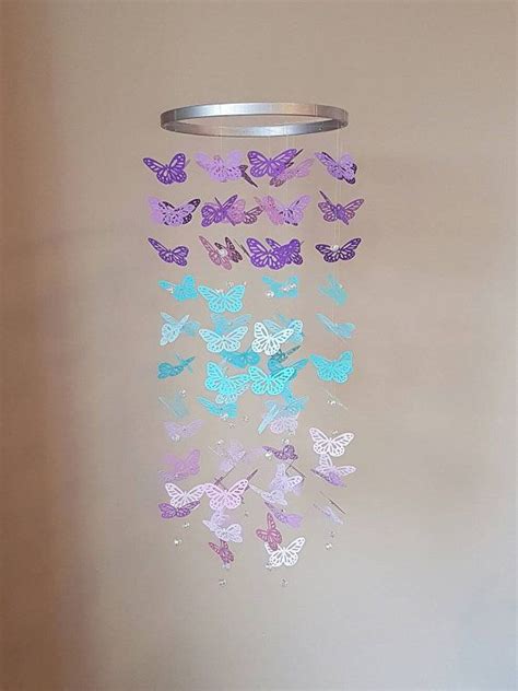 This Butterfly Mobile Is Perfect To Decorate A Nursery Or Young Childs