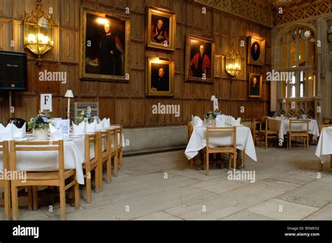 King S College Cambridge Dining Hall Arranged For A Formal Banquet