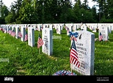 Tombstones and Graves at the Tahoma National Cemetery in Kent ...