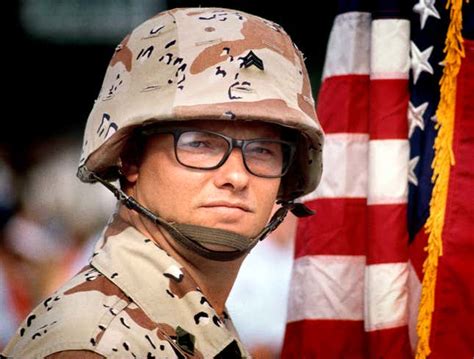 army guy wears glasses