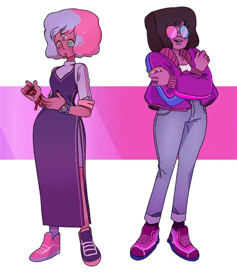 Steven Universe Old And New Casual Redesign Fan Art