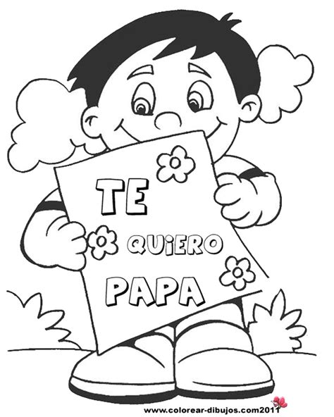 Letras Que Digan Feliz Dia Del Padre Para Colorear Dibujo Para Papa