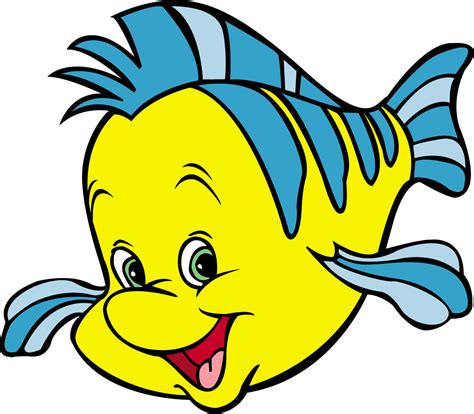 La Sirenita Ariel Y Flounder Png Transparente Stickpng Ariel And