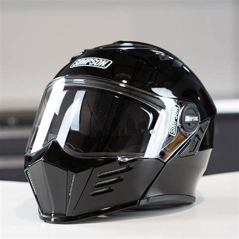 Simpson Carbon Fiber Mod Bandit Modular Helmet Get Lowered Cycles