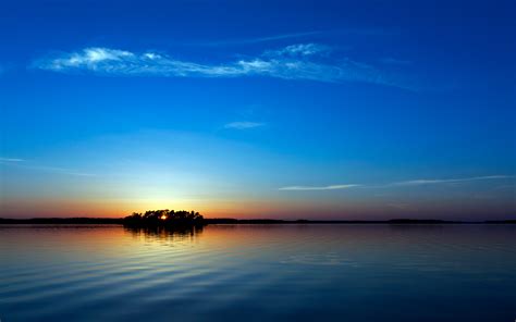 Beautiful Blue Sunset Wallpaper 2560x1600 29292