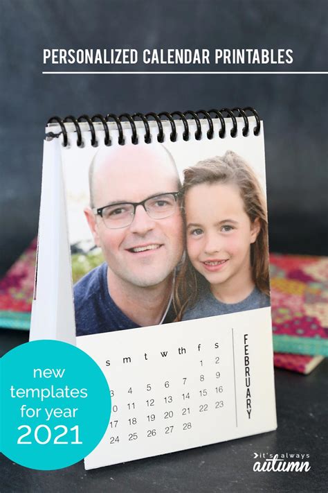 Customise and print calendar 2021 : DIY mini 2021 photo calendar {free printable templates ...