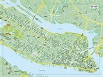 New York mapa vectorial illustrator eps editable estructurado con capas