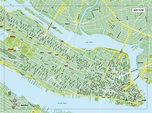 New York mapa vectorial illustrator eps editable