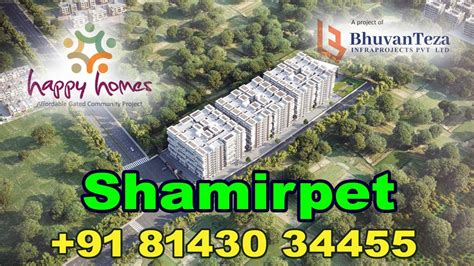 Happy Homes Shamirpet Apartments Shamirpet Apartments For Sale