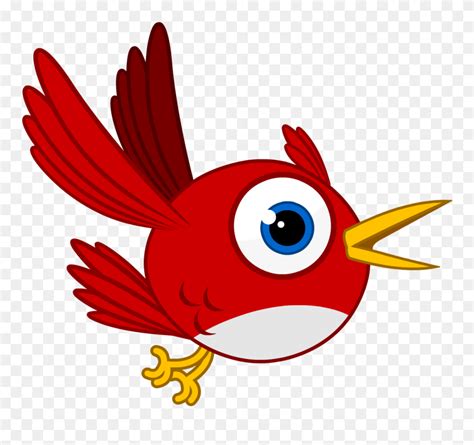 The Best 10 Animated  Cartoon Bird Flying Png