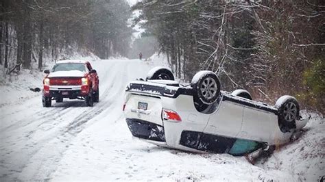 Winter Car Crash Snow Fails Compilation Youtube