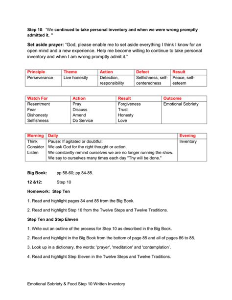40 Aa First Step Worksheet Worksheet Database