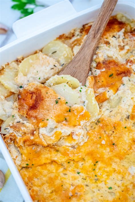 Creamy Scalloped Potatoes The Best Recipe Video Sandsm