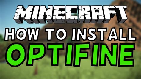 How To Install Optifine For Minecraft 112 Youtube