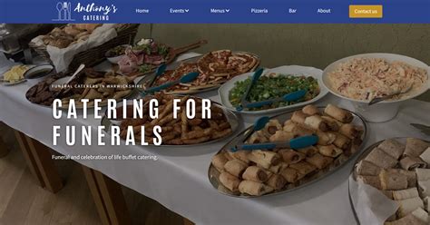 Funeral Catering Anthonys Catering