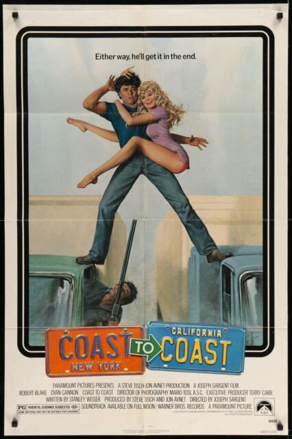 Coast To Coast Robert Blake Dyan Cannon Original 1978 1 Sheet Movie