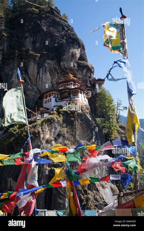Taktsang Palphug Monastery Or The Tigers Nest Near Paro Bhutan Was