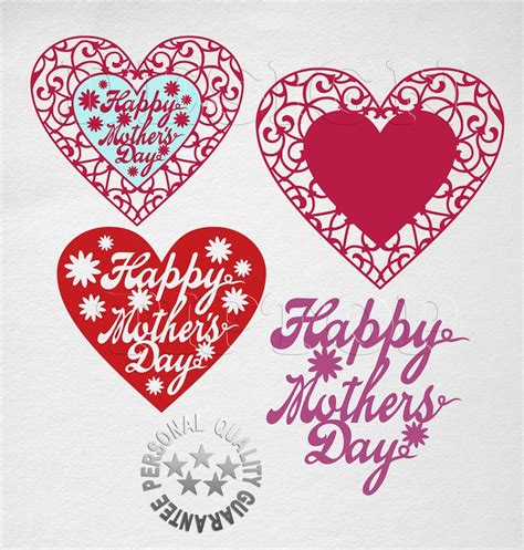 Mothers Day Svg Multilayer File For Cricut And Silhouette Etsy