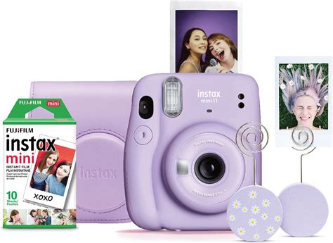 fujifilm instax mini 11 lilac purple instant camera t set amazon ca electronics