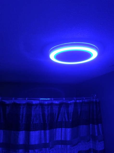 Blue Led Light Night Light Bathroom Fan With 2 Bluetooth Speakers Yelp