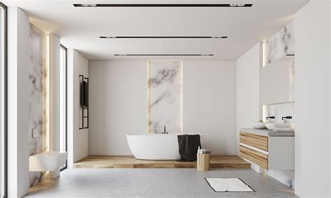 16 Minimalist Master Bathroom Ideas Pics