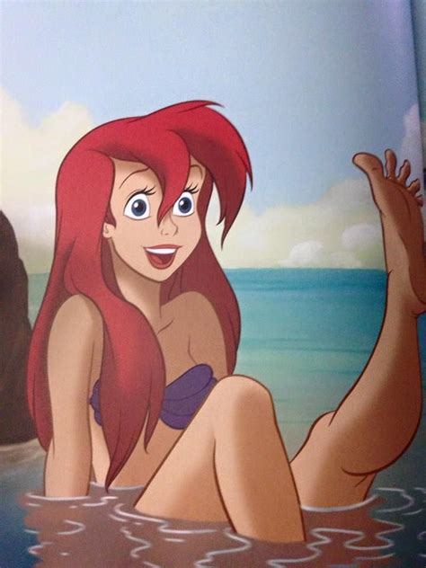 Ariel Is Happy That She Got Human Legs For The First Time Disney Disney Art The Little Mermaid