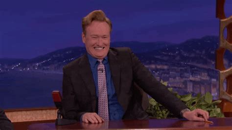 Scared Conan Obrien Gif By Team Coco Find Share On Giphy