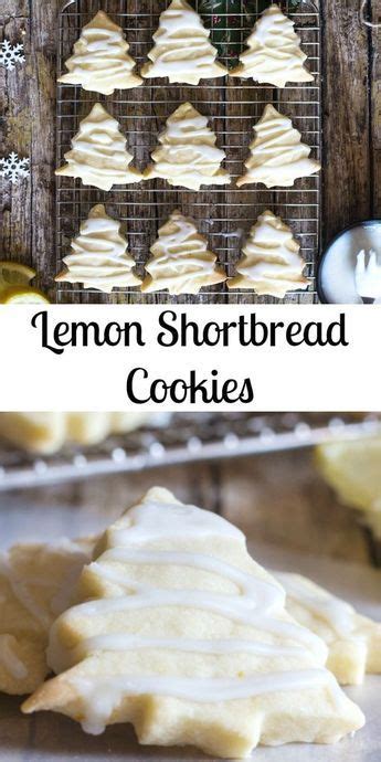 lemon shortbread cookies holiday baking baking cookie recipes