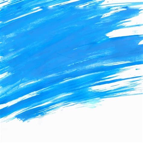Blue Brush Strokes Background Vector Free Download
