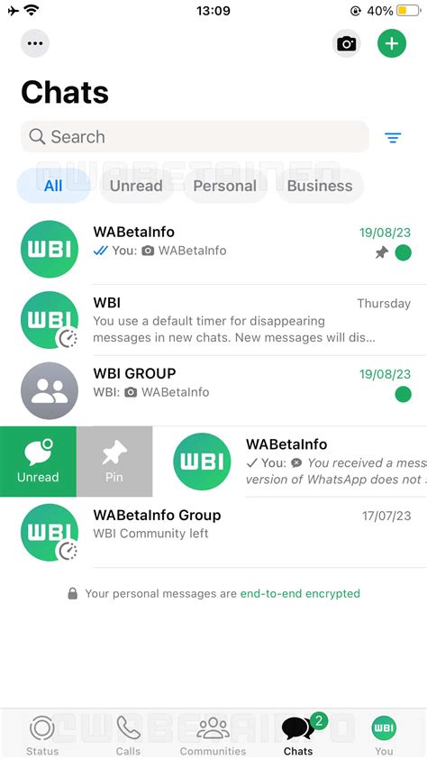 Whatsapp Tests Redesigned Interface With New Buttons Colors Filters