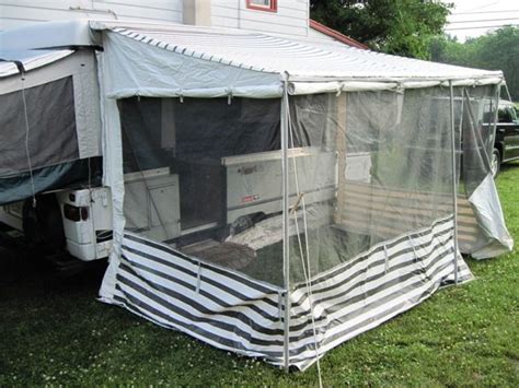 How To Install A Add A Room On A Pop Up Tent Trailer Remodel Tent