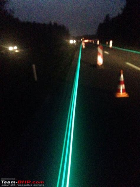 Glow In The Dark Road Debuts In The Netherlands Team Bhp