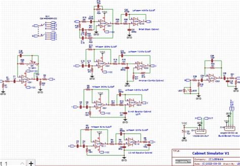 Guitar Cabinet Simulator Easyeda Open Source Hardware Lab