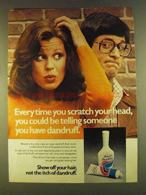 Dm0639 1980 Head And Shoulders Shampoo Ad Could Be Telling Head And