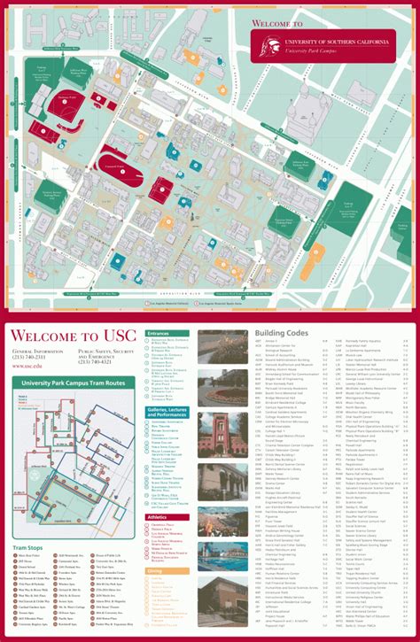 Usc Campus Map Printable Printable Maps