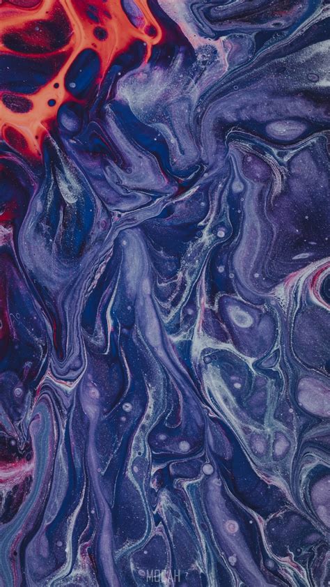 285310 Abstraction Modern Art Painting Purple Acrylic Paint