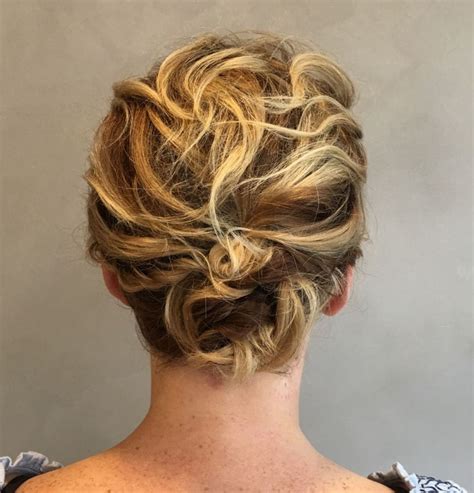 Curly Updo For Very Short Hair Formal Hairstyles For Short Hair Short
