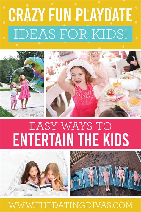 75 Playdate Ideas For Moms Of Young Kiddos The Dating Divas