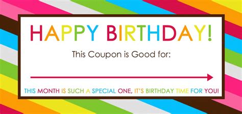 Happy Birthday Blank Birthday Coupons Happy Birthday Cards Printable Happy Birthday Printable