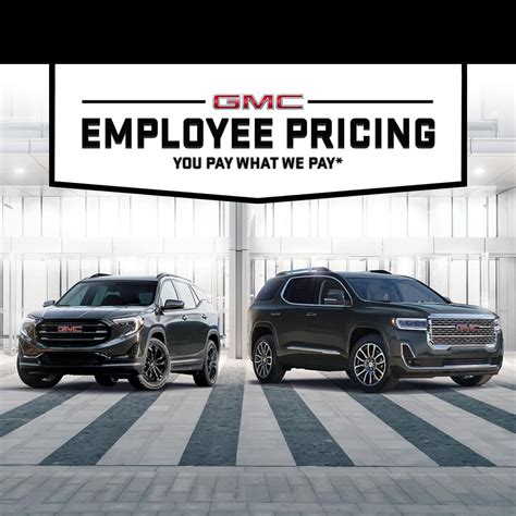 Gmc Employee Pricing Mcnaught Buick Gmc